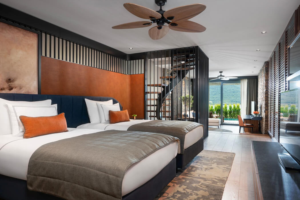 Lujo Hotel Bodrum - przykładowy pokój laguna dublex family suite