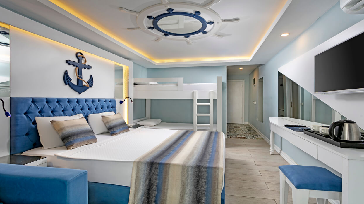 Hotel Otium Family Club Marine Beach - pokój standardowy z łóżkiem piętrowym