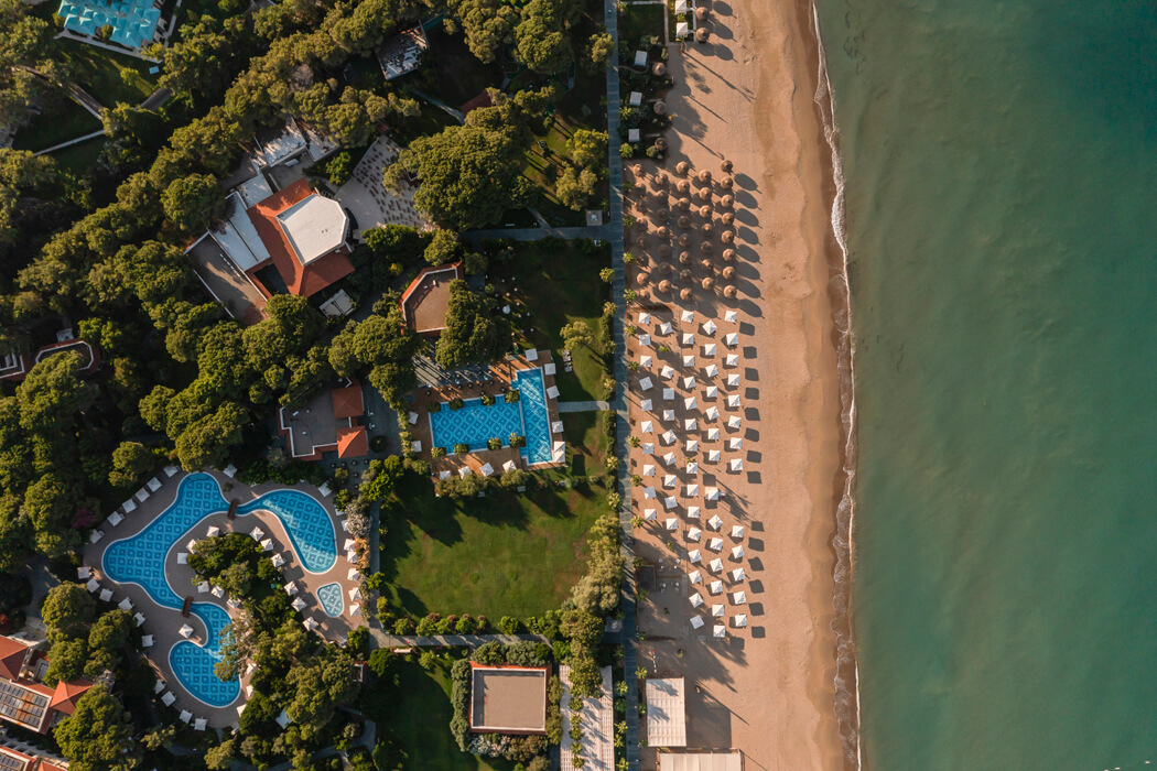 Hotel Ali Bey Resort - widok z lotu ptaka