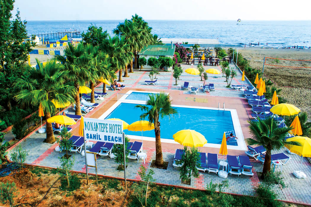 Hotel Numa Konaktepe Hotel - widok na basen i plażę 