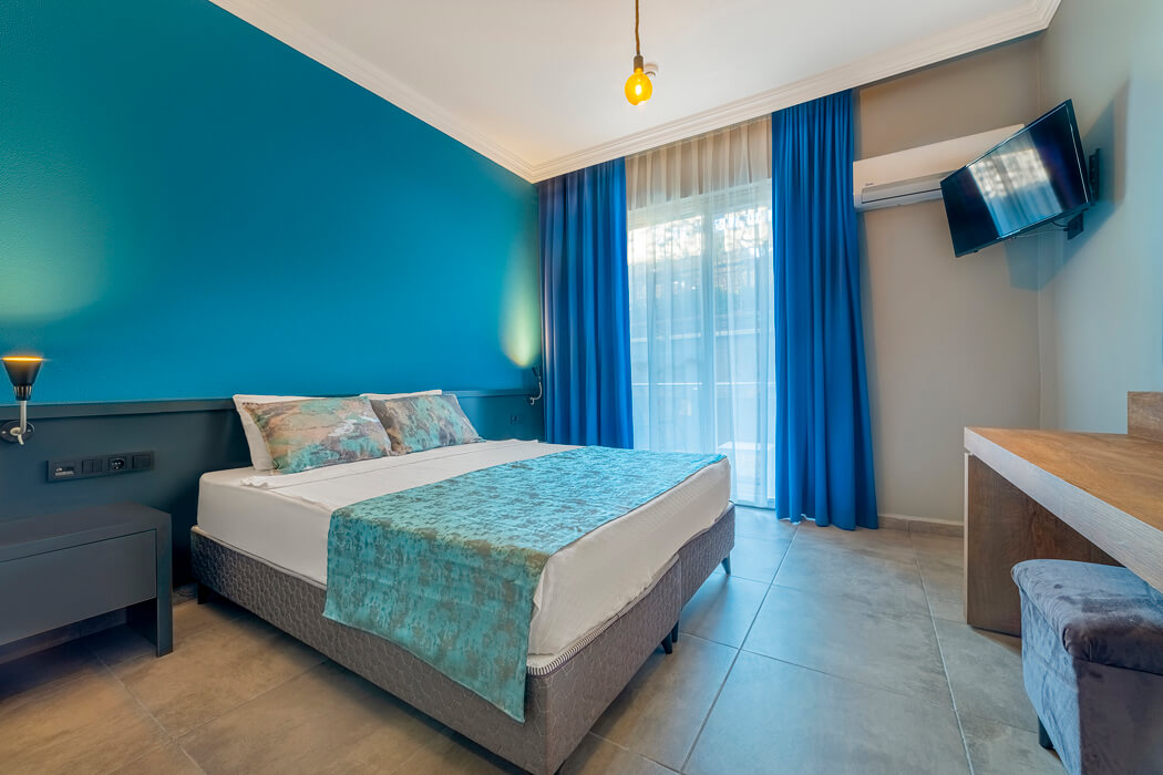Hotel Royalisa Palmiye Beach - łóżko w pokoju ekonomicznym