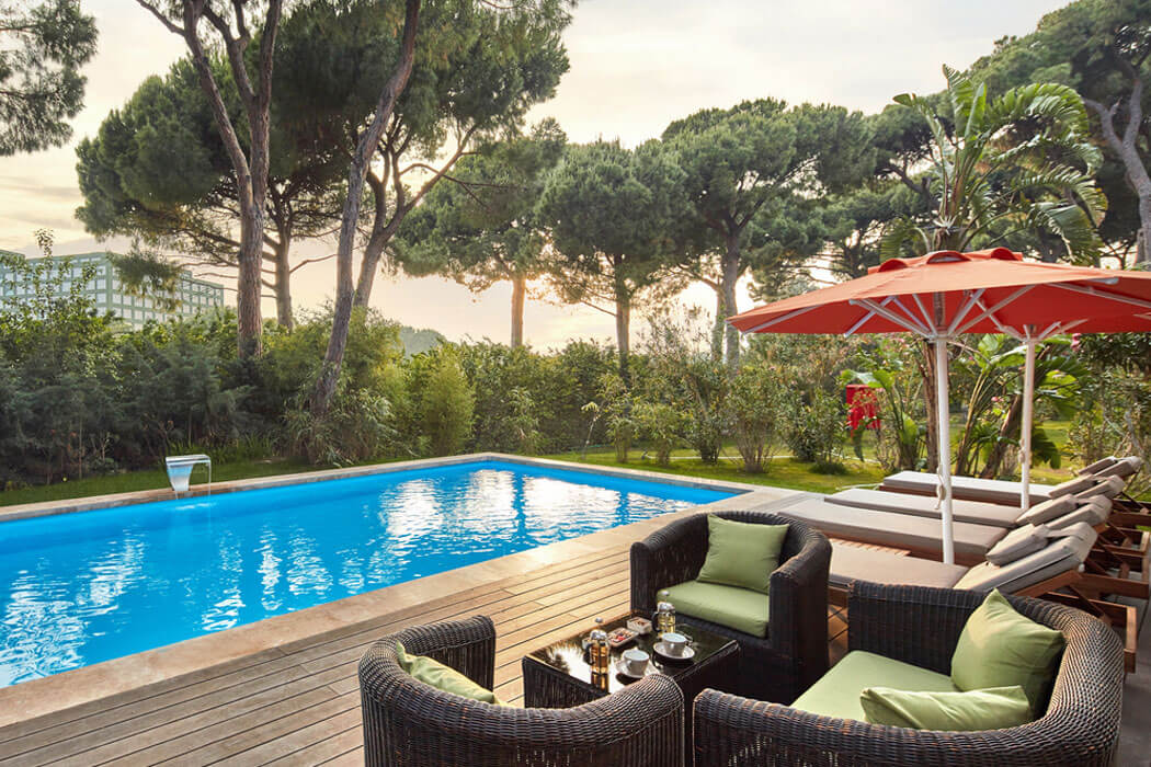 Hotel Maxx Royal Belek Golf Resort Elite Rooms - taras i basen w albatros villa 2 bedrooms