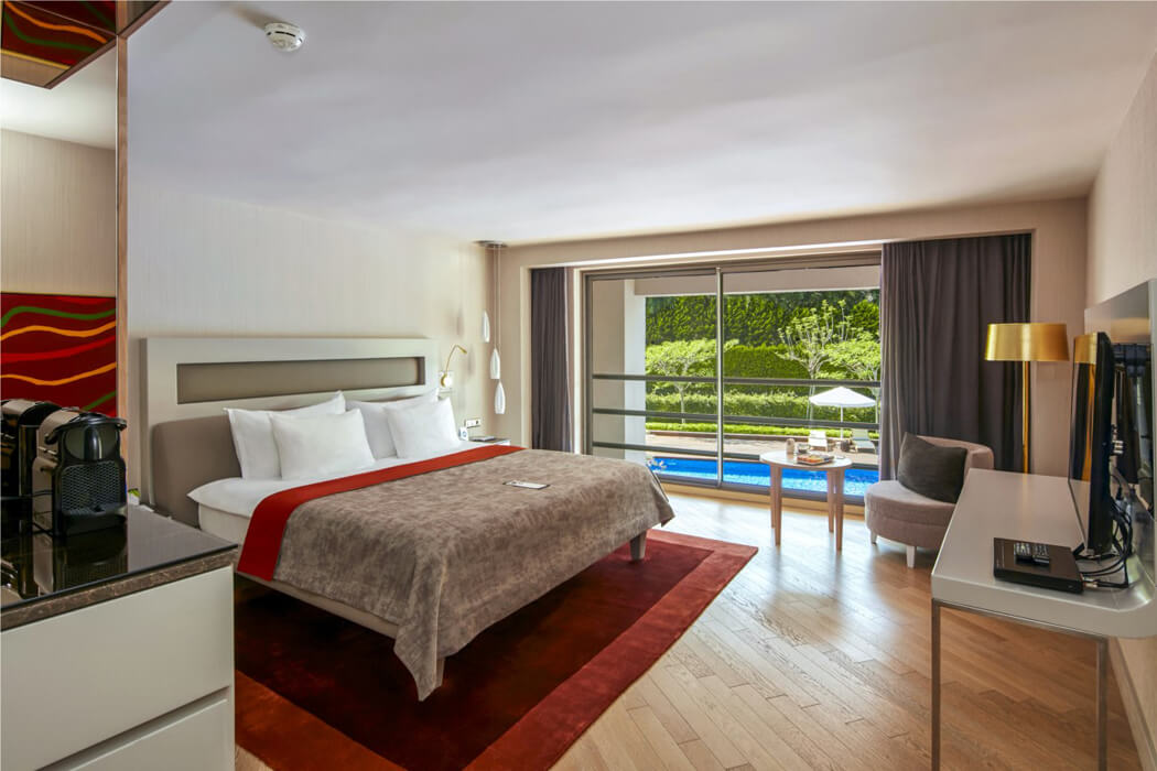 Hotel Maxx Royal Belek Golf Resort Elite Rooms - widok na pokój laguna duplex suite