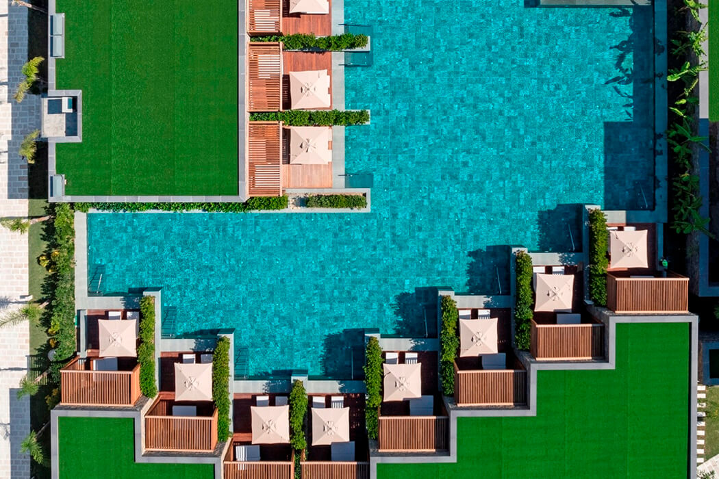 Hotel Cullinan Belek - basen przy pokojach lagoon beach swim-up