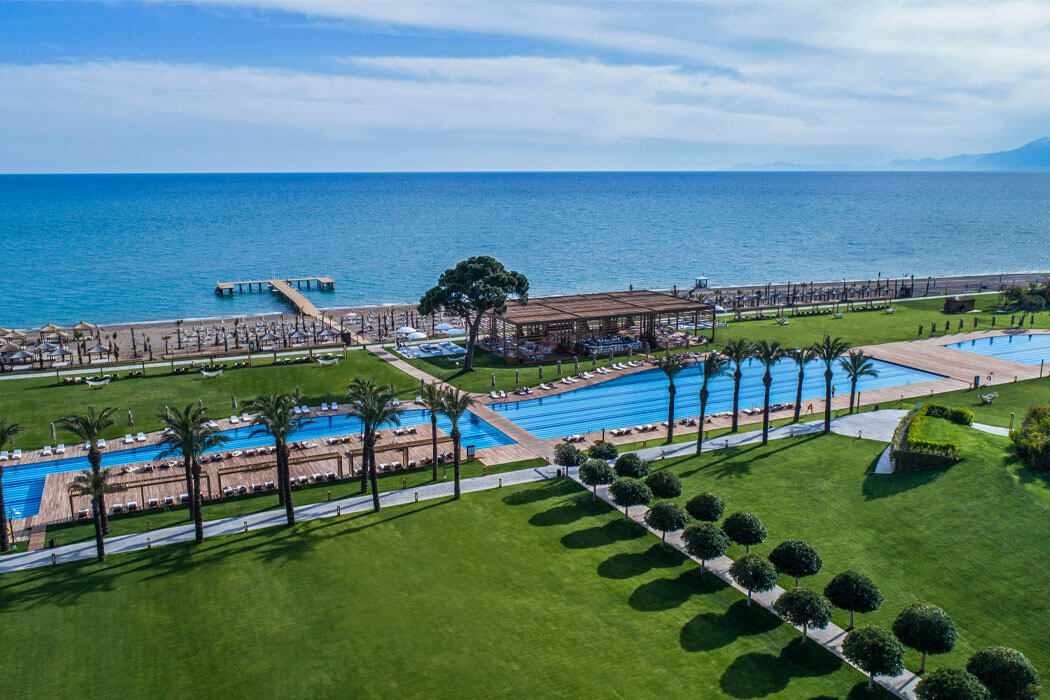 Hotel Rixos Premium Belek - widok z góry na plażę