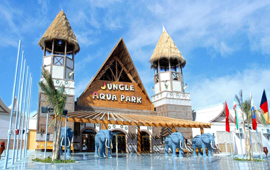 Hotel Albatros Jungle Aqua Park - wejście do aquaparku