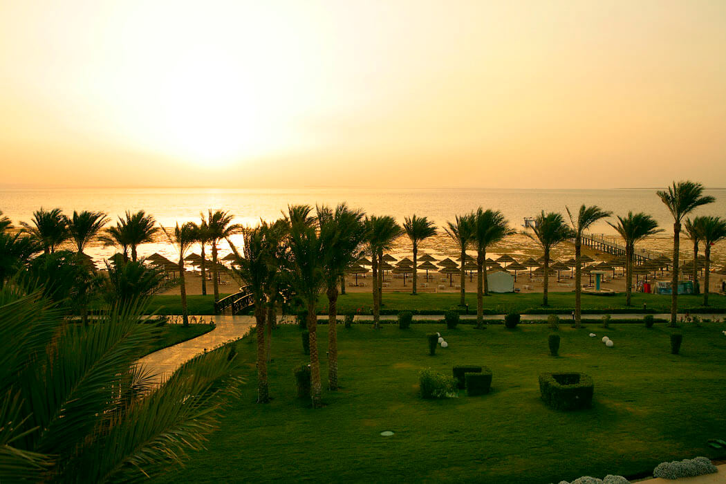 Hotel Rixos Sharm El Sheikh - zachód słońca