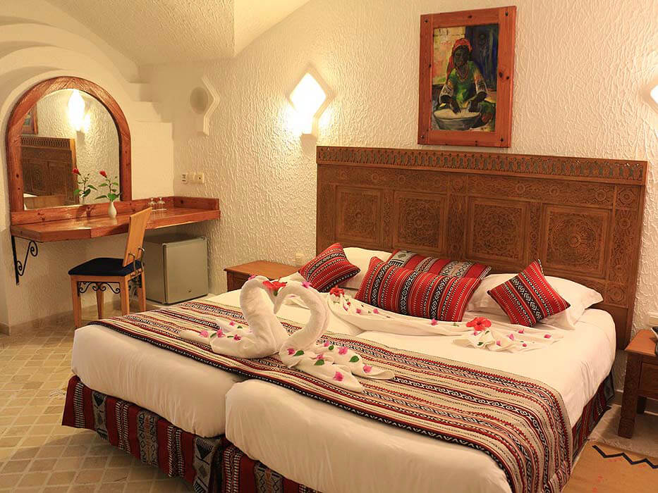 Hotel Lella Baya -  - pokój z łóżkiem małżeńskim