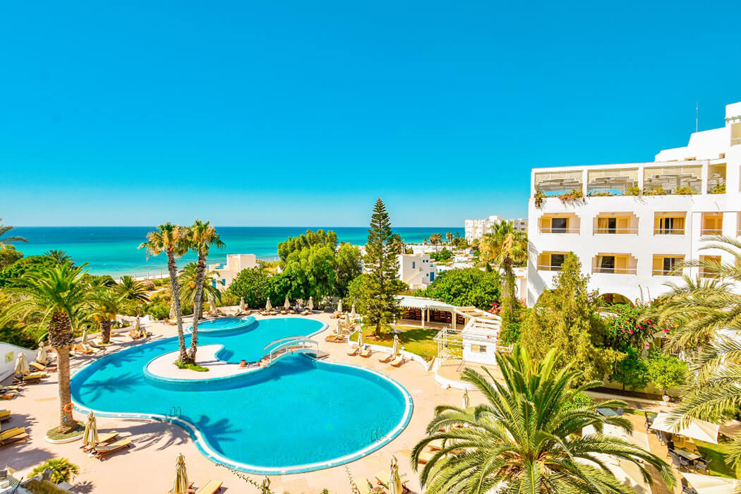 Hotel Club Novostar Sol Azur Beach Congress - widok na basen i morze