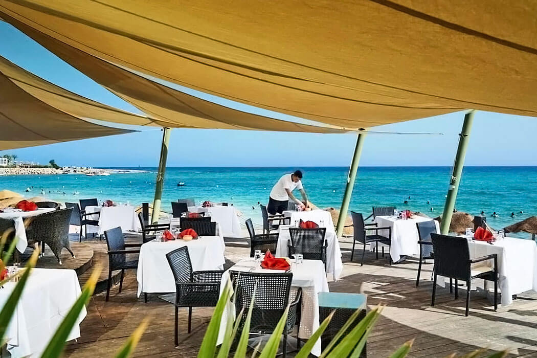 Hotel Palm Beach Club Hammamet - restauracja na świeżym powietrzu