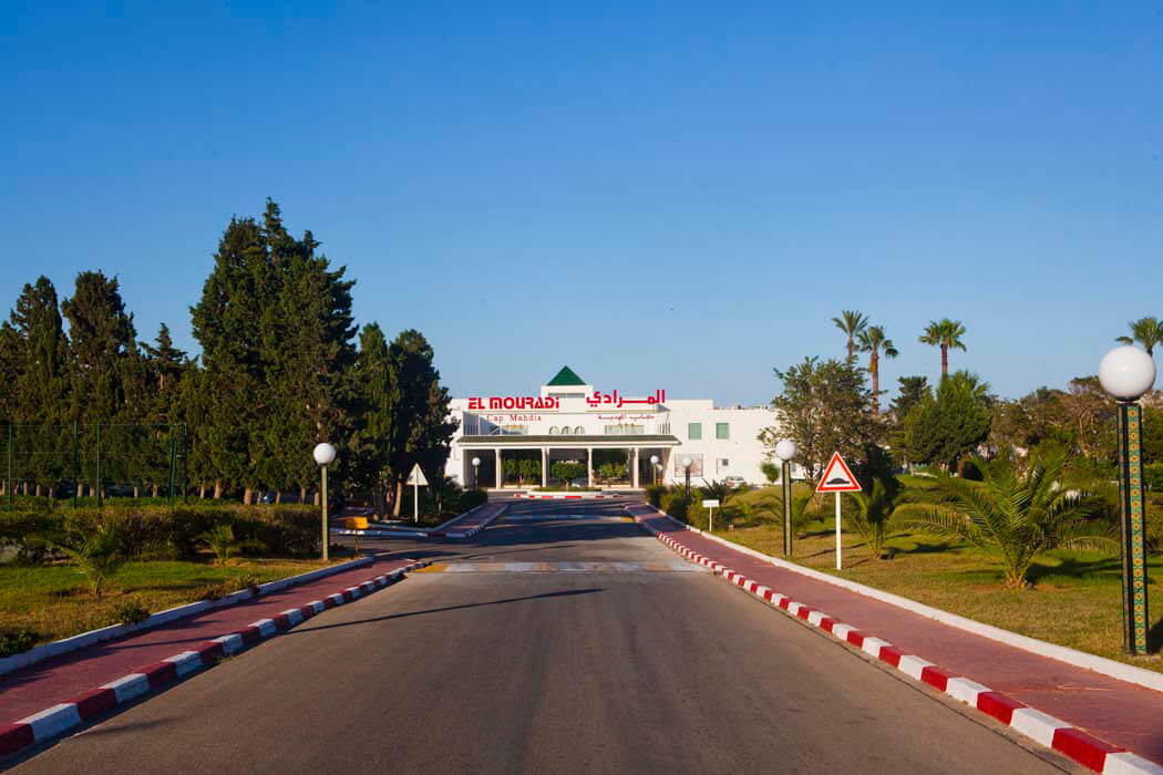 Hotel El Mouradi Cap Mahdia - droga prowadząca do hotelu