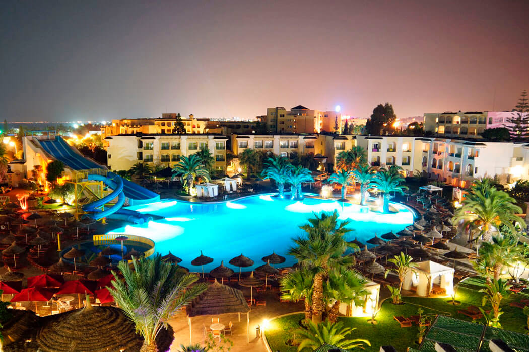 Hotel Palmyra Aqua Park El Kantaoui - wieczór