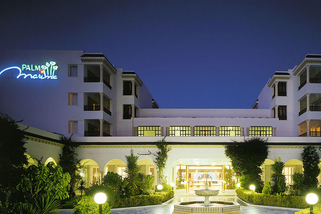 El Mouradi Hotel Palm Marina - wejście do hotelu