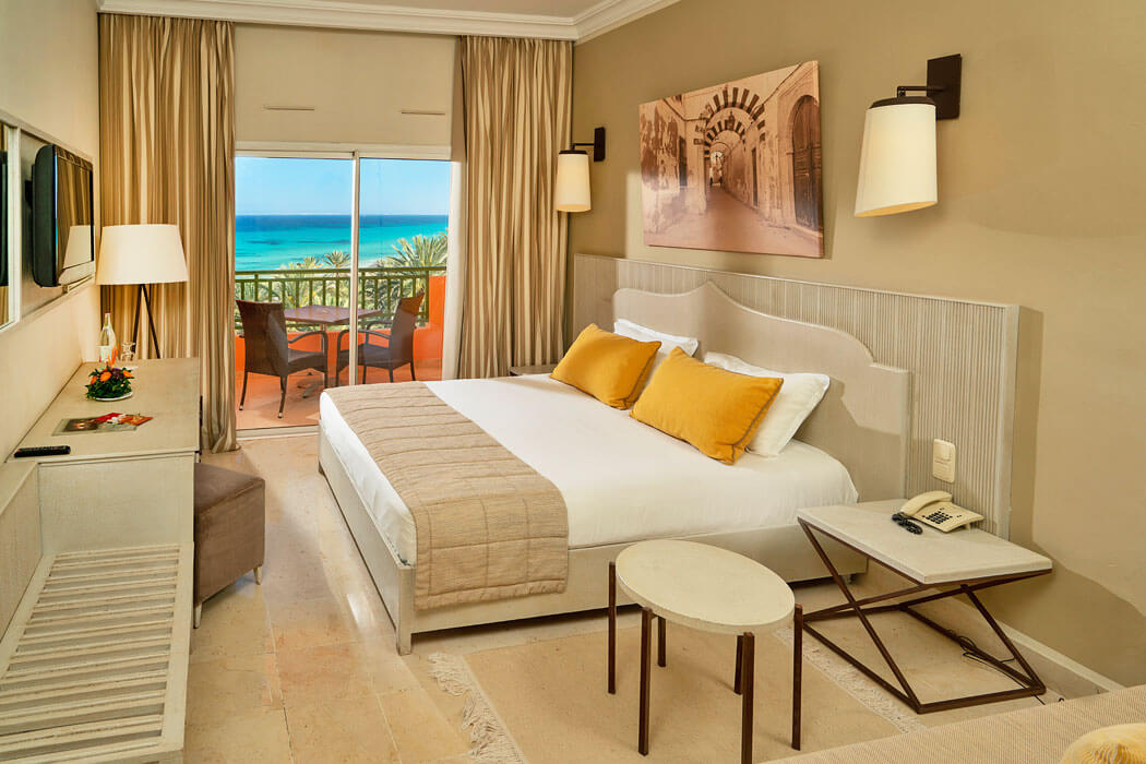 Hotel El Ksar Resort & Thalasso - sypialnia standardowa