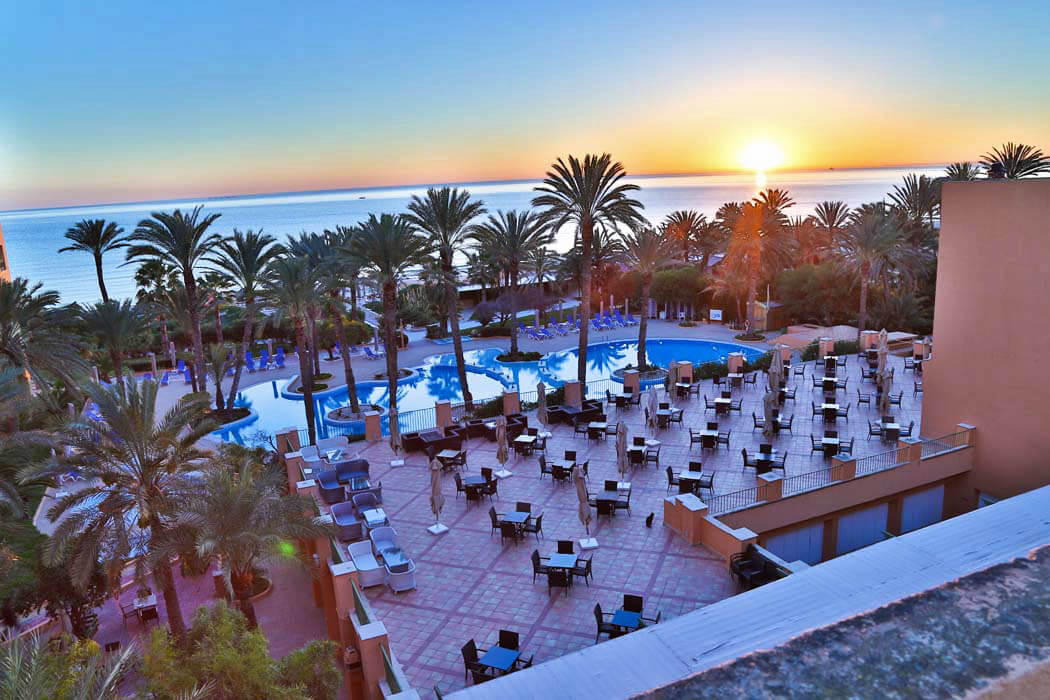 Hotel El Ksar Resort & Thalasso - zachód słońca