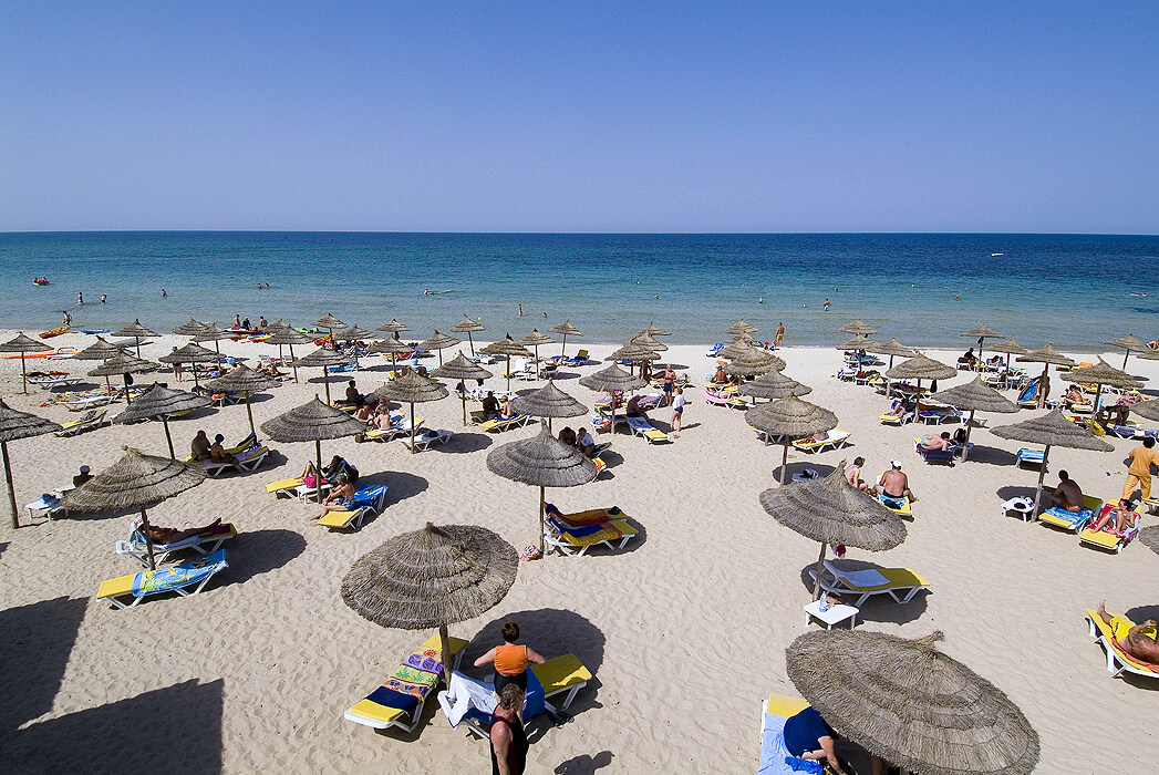 Hotel Aquasplash Thalassa Sousse - plaża