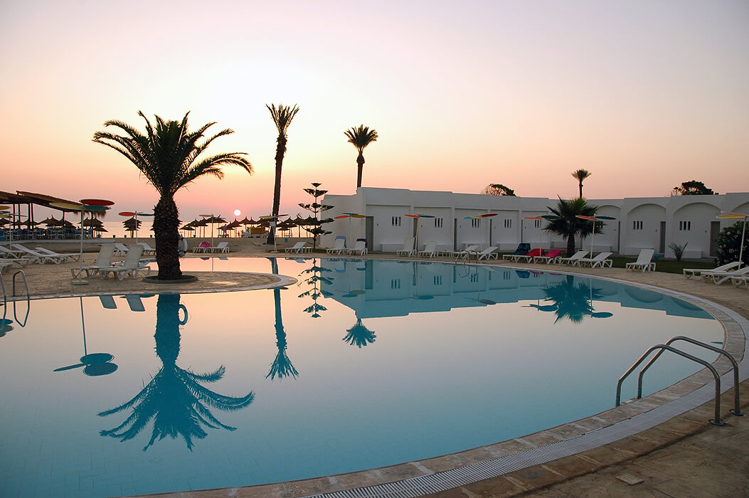 Hotel Aquasplash Thalassa Sousse - zachód słońca