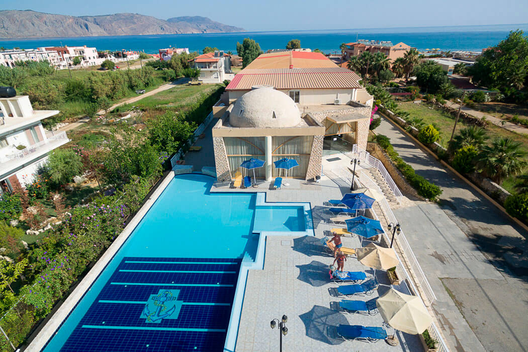 Hotel Kavros Beach - widok ogólny hotelu