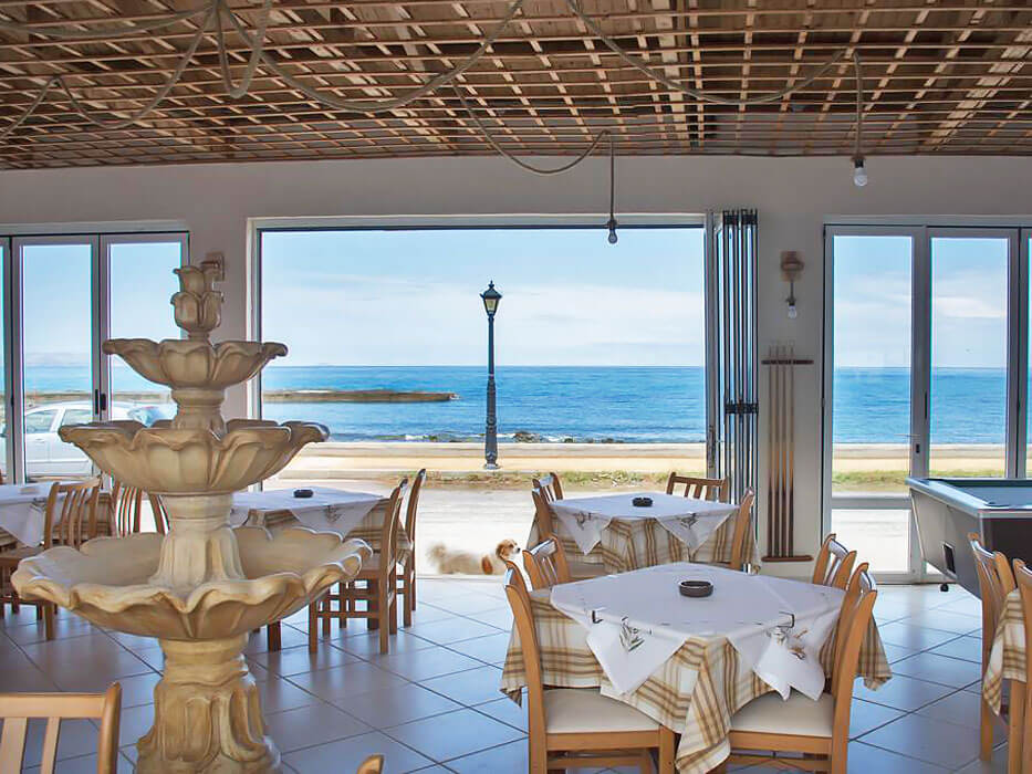 Hotel Kasapakis - widok na morze z restauracji