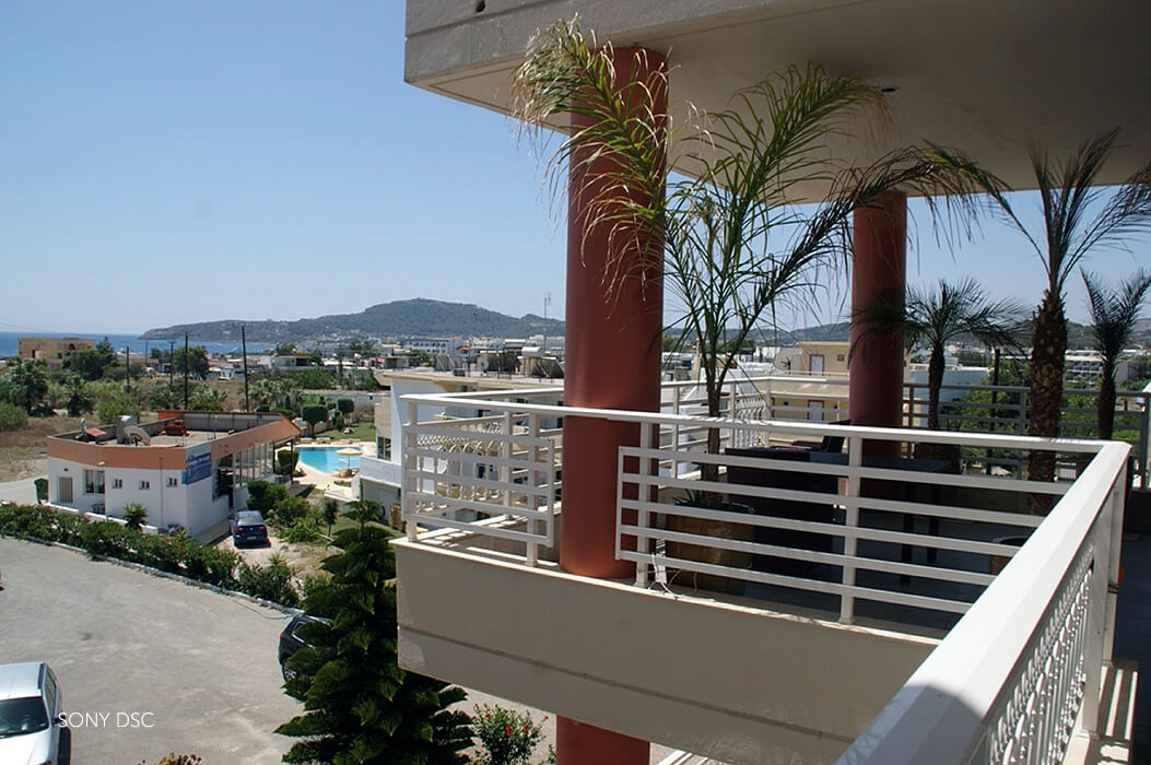 Hotel Faliraki Dream - widok z balkonu